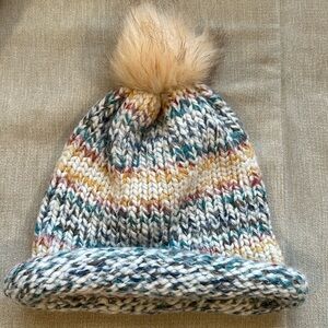 Homemade Winter Hat with removable Pom Pom